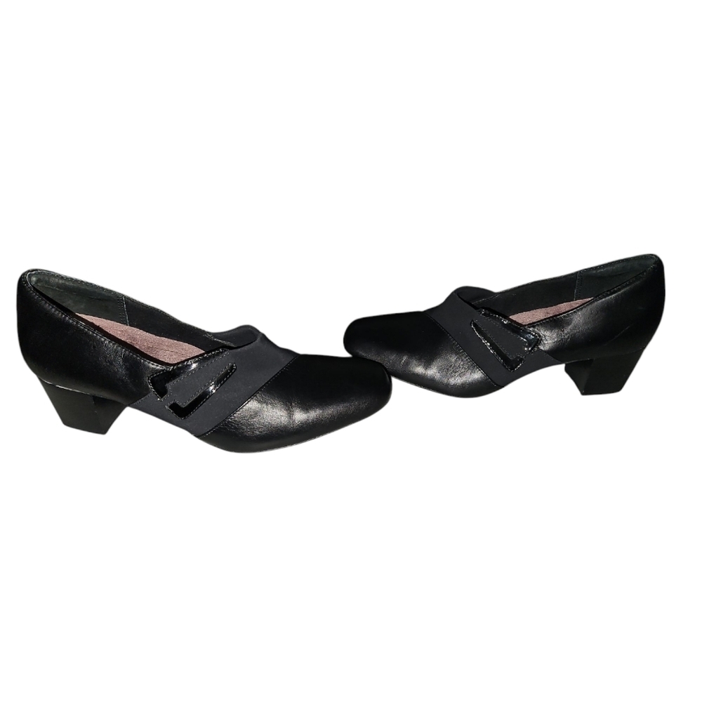 Clarks Women's Black Everyday Pumps Size 8W - Picture 5 of 5